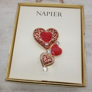 Napier Valentine  Heart Pin